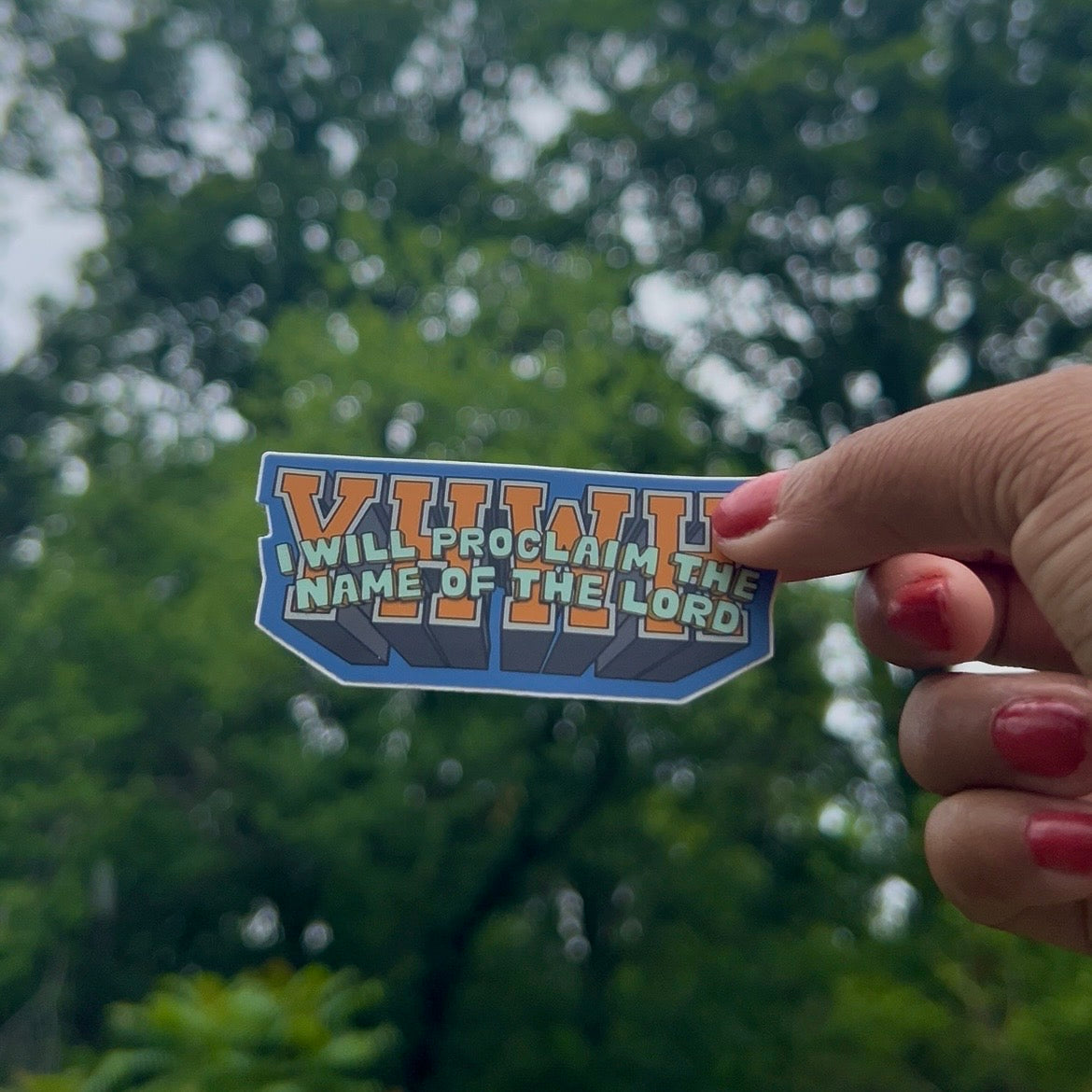 YHWH Sticker
