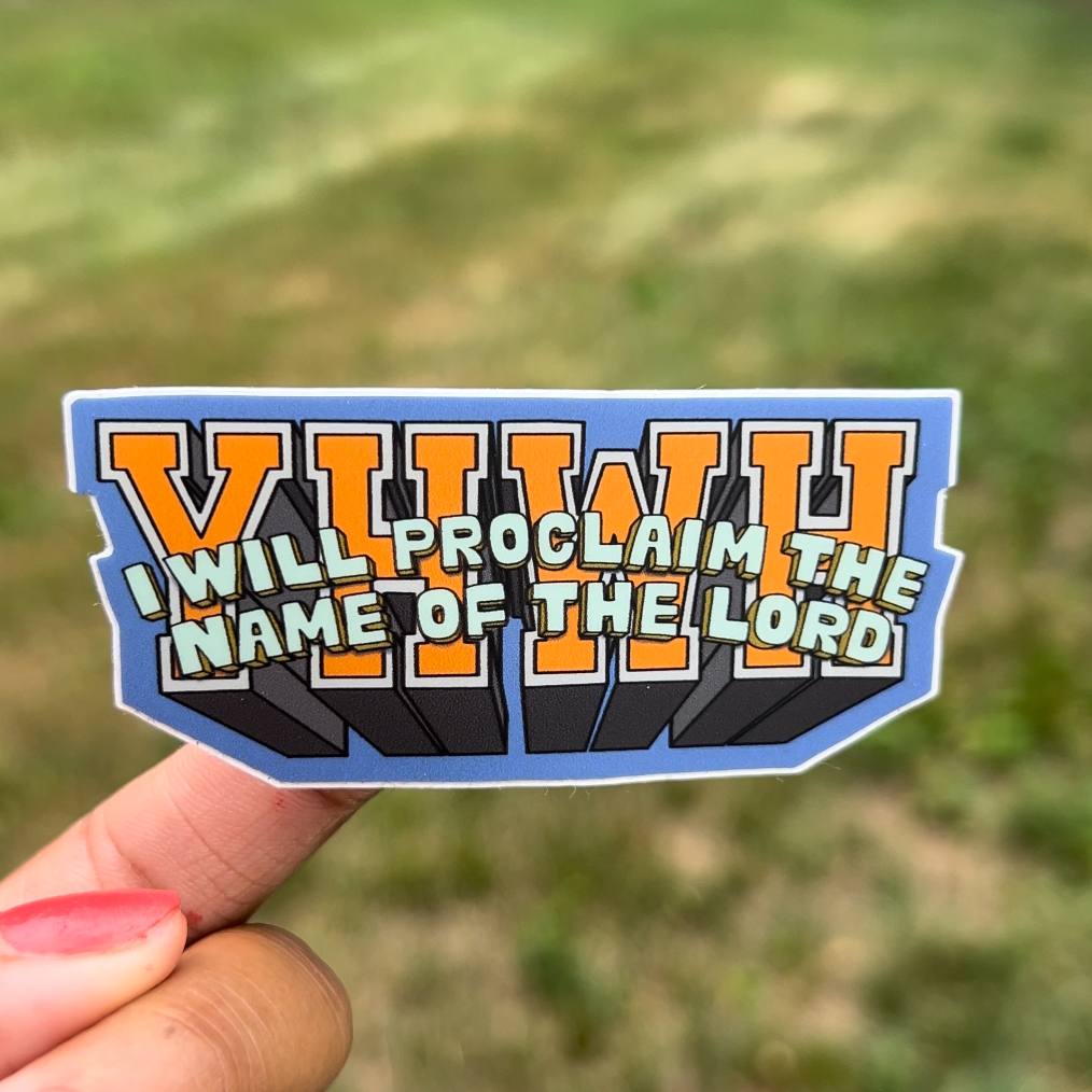 YHWH Sticker